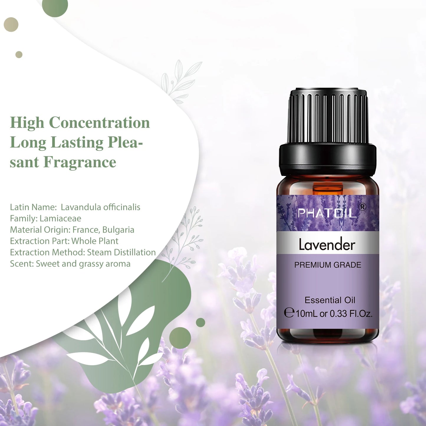 10ml Natural Essential Oil – Aromatherapy & Diffuser