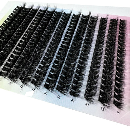 640pcs 5D Cluster Lash Extension Kit – Faux Mink