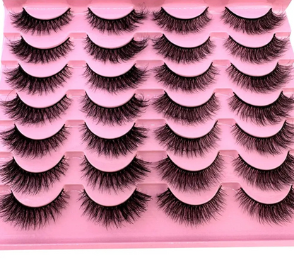 14 Pairs 3D Faux Mink Wispy Eyelashes