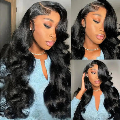 Body Wave Lace Front Human Hair Wig – 32/36 Inch, Pre-Plucked