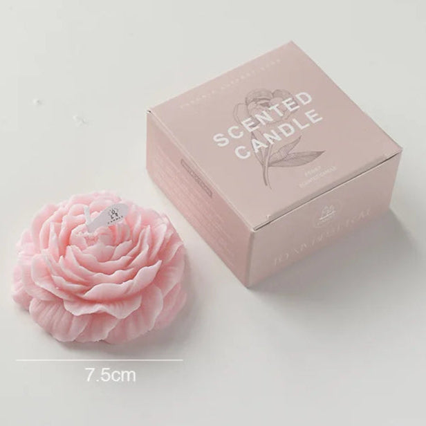Peony Flower Scented Candle