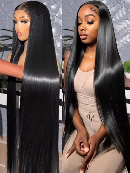 13x4 13x6 HD Transparent Straight Lace Front Wigs
