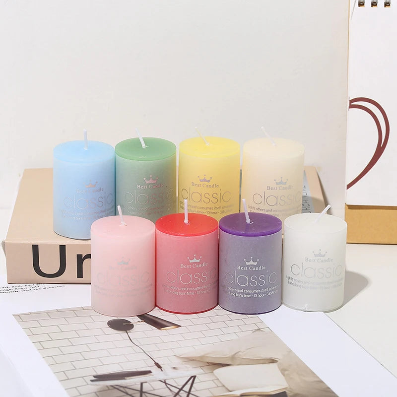 Natural Scented Candle – Classic Cylindrical Aromatherapy