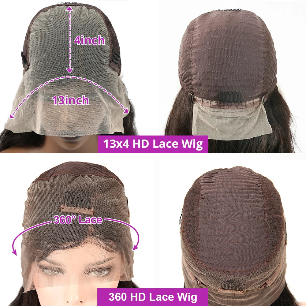 Kinky Straight 13x6 HD Front Lace