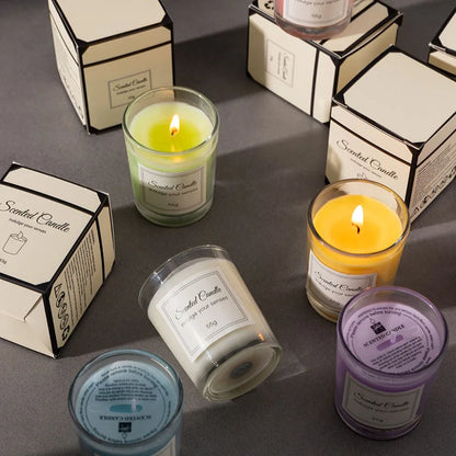 Handmade Soy Wax Aromatherapy Candle – Gift Box