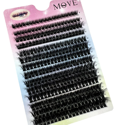 640pcs 5D Cluster Lash Extension Kit – Faux Mink