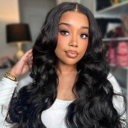 Body Wave Lace Front Human Hair Wig – 32/36 Inch, Pre-Plucked