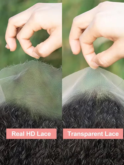 13x4 13x6 HD Transparent Straight Lace Front Wigs