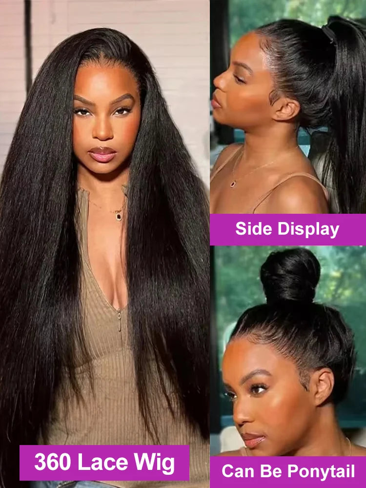 Kinky Straight 13x6 HD Front Lace