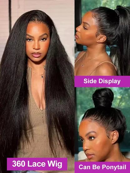 Kinky Straight 13x6 HD Front Lace
